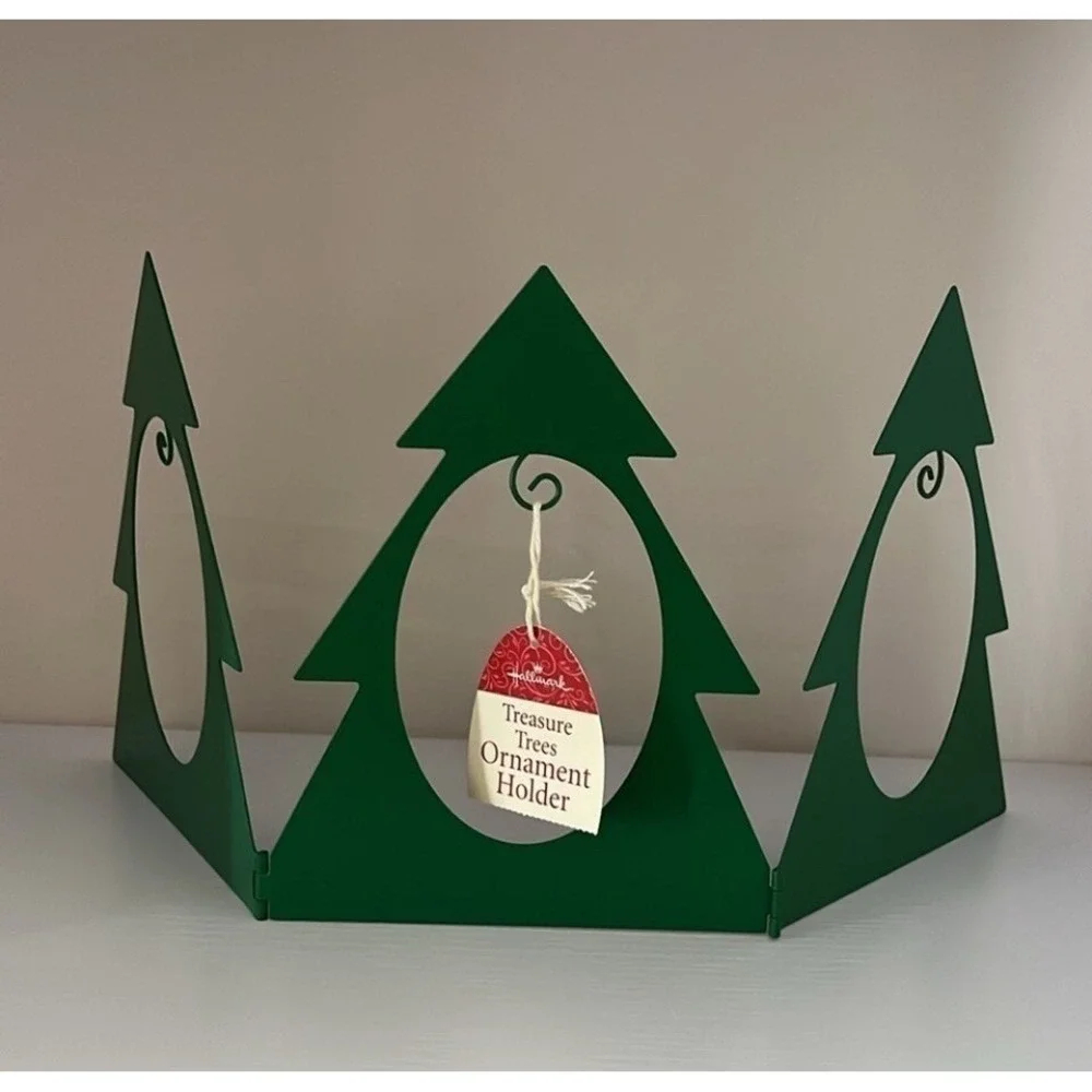 Hallmark Treasure Trees Ornament Holder, Holds 3‎ Ornaments - NEW W/Tags